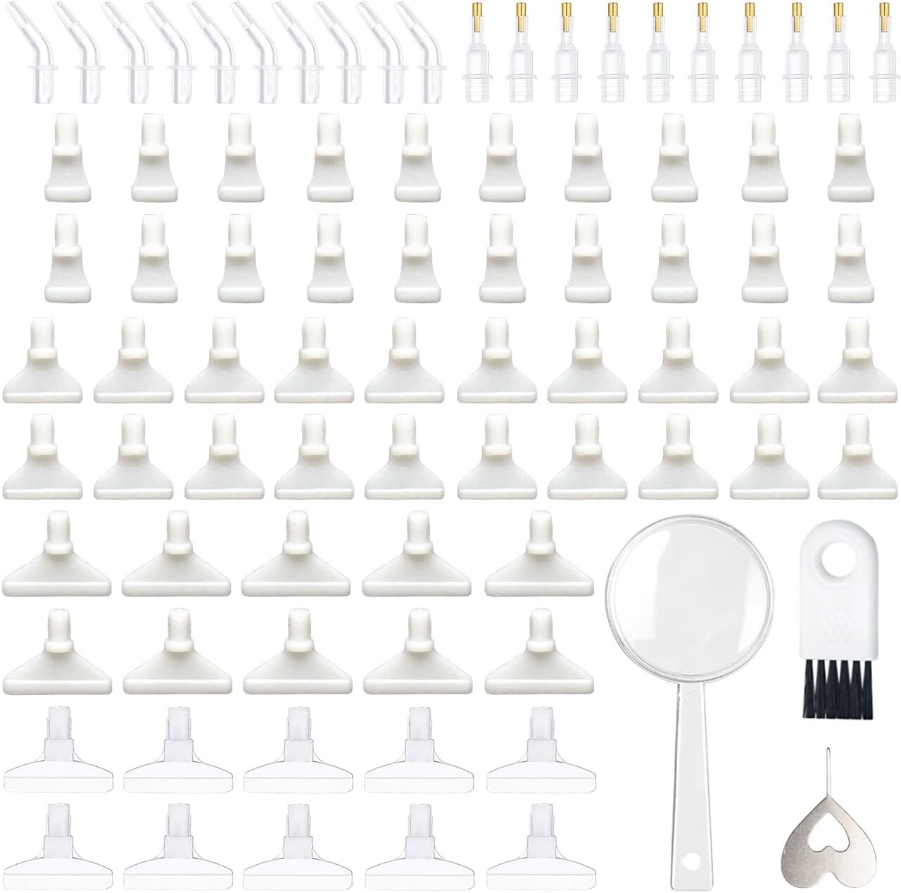 83 Pcs Diamond Painting Art Drill Dot Pen Tips Multi Placers Heads Nibs for Diamond Painting Nail Art Set Tool Accessories Kit 4710